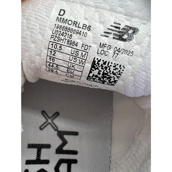 New Balance Fresh Foam X More V6 Men Size 10.5 White Blue New - Picture 3 of 16